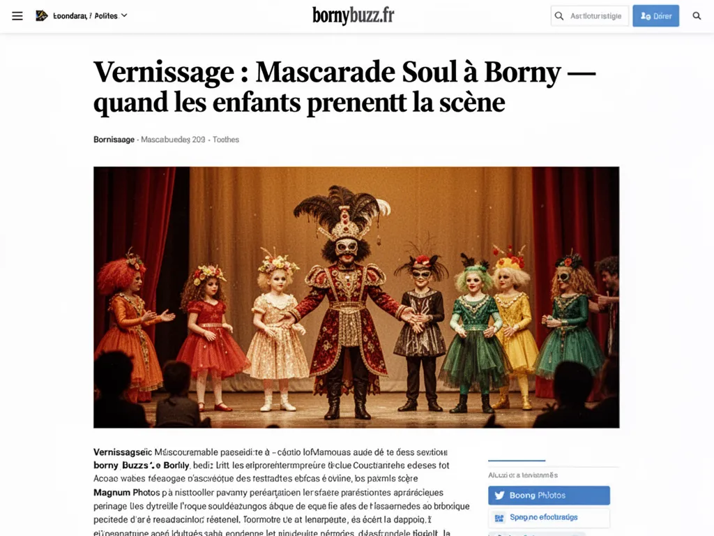Vernissage : Mascarade Soul à Borny — quand les enfants prennent la scène