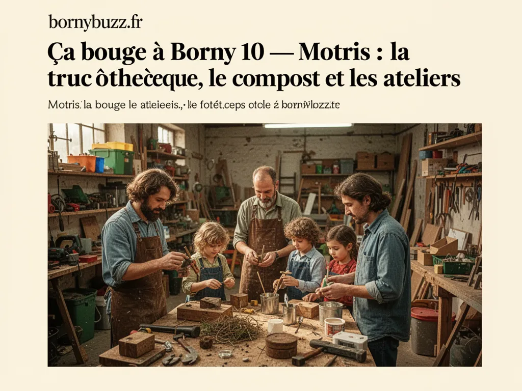 Ça bouge à Borny 10 — Motris : la trucothèque, le compost et les ateliers