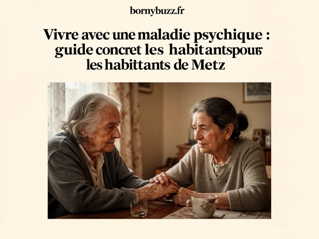 Vivre avec une maladie psychique : guide concret pour les habitants de Metz