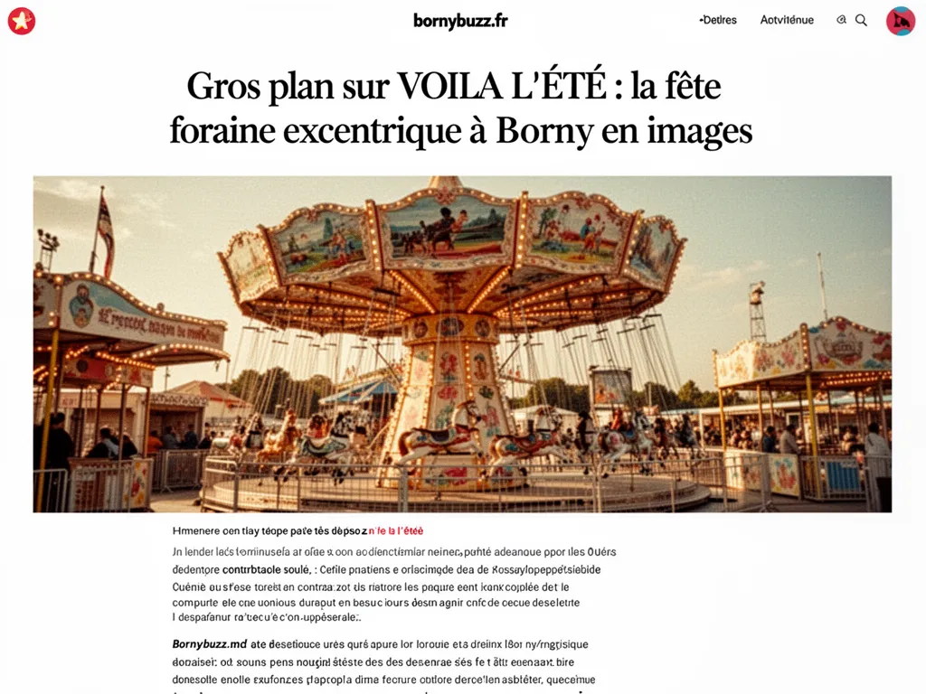 Gros plan sur VOILA L’ÉTÉ : la fête foraine excentrique à Borny en images