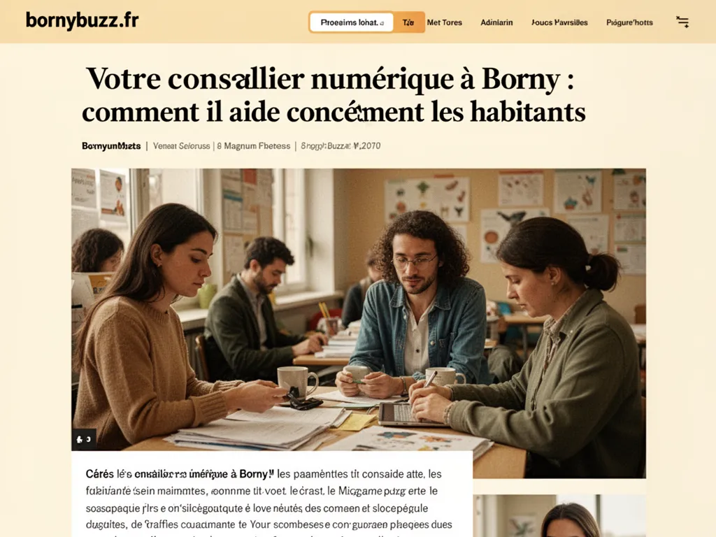 Votre conseiller numérique à Borny : comment il aide concrètement les habitants