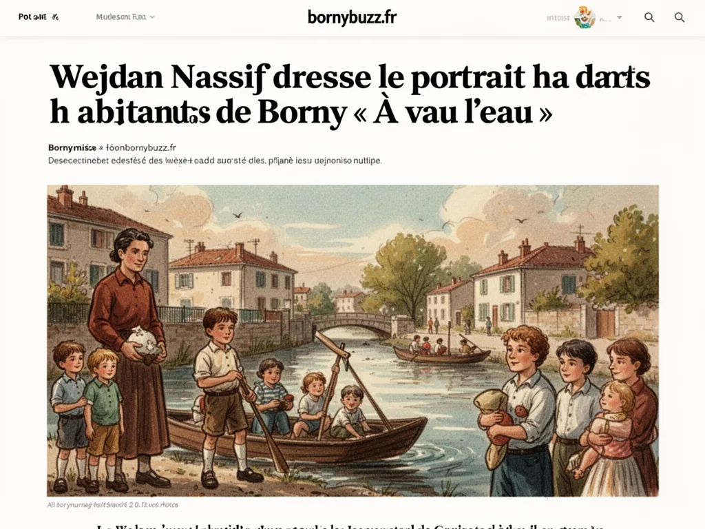 Wejdan Nassif dresse le portrait des habitants de Borny dans « À vau l’eau »