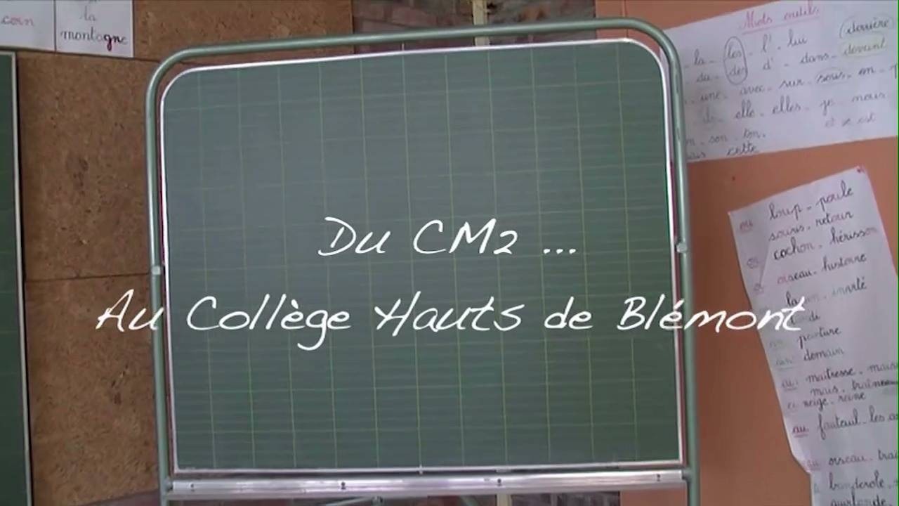 A la découverte du collège Hauts de Blémont