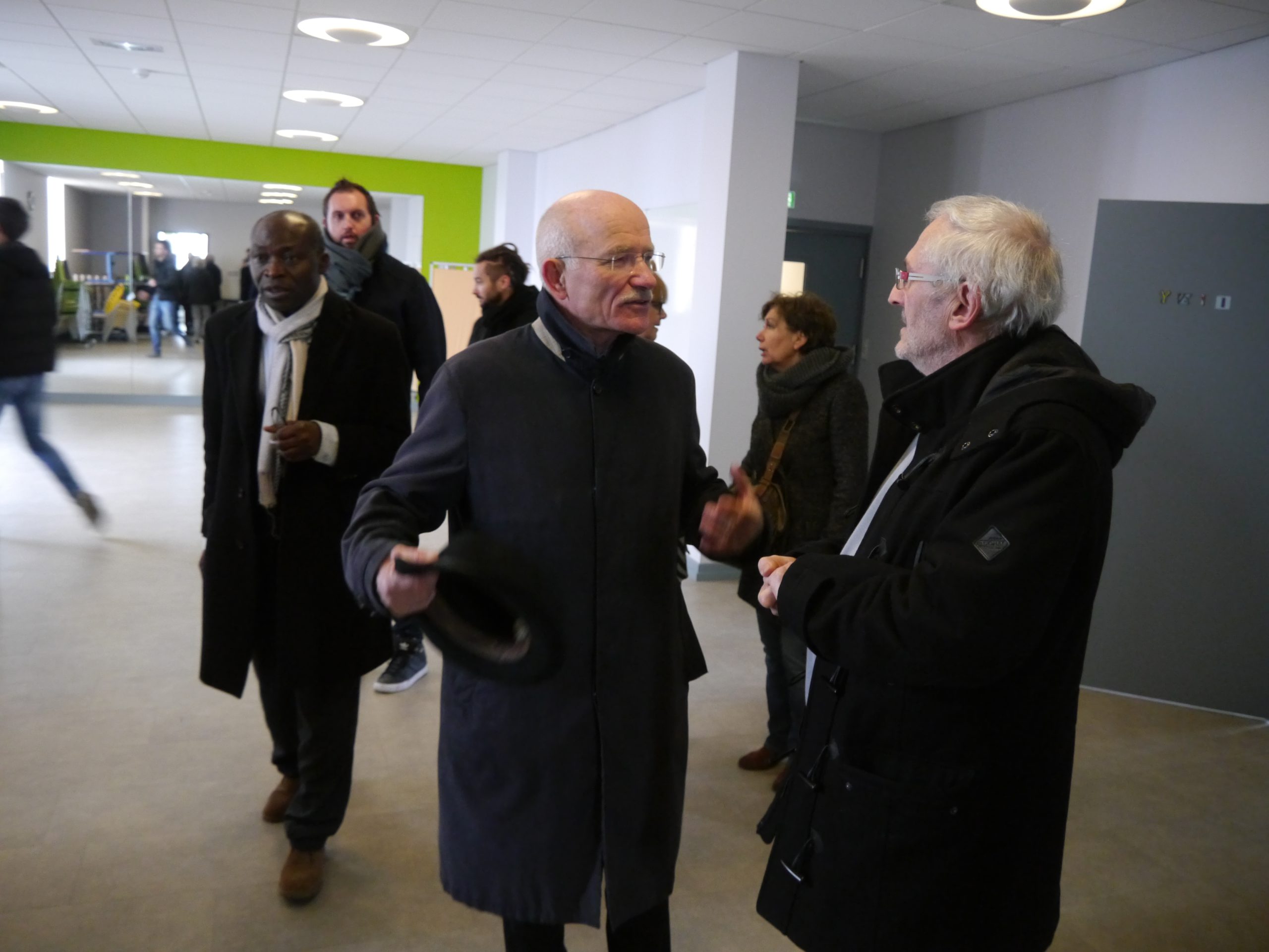 Visite du Maire de Metz à Borny