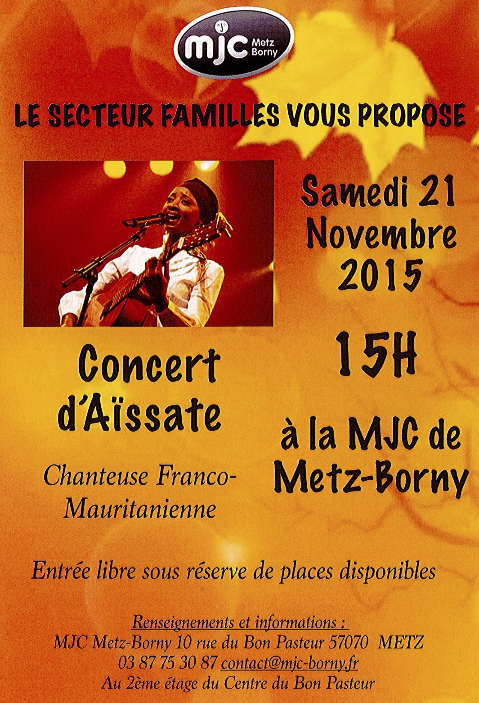 Aïssate rencontre les parents de la MJC Metz Borny