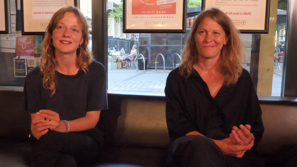 Josefa Heinsius et Claire Burger à l'avant-première du film "Langue étrangère" au Cinéma Klub Metz © Photo Aurélien Zann / Bornybuzz