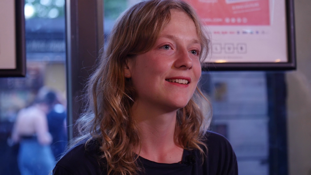 Josefa Heinsius, comédienne du film "Langue étrangère" de Claire Burger © Photo Fabien Rennet / Bornybuzz