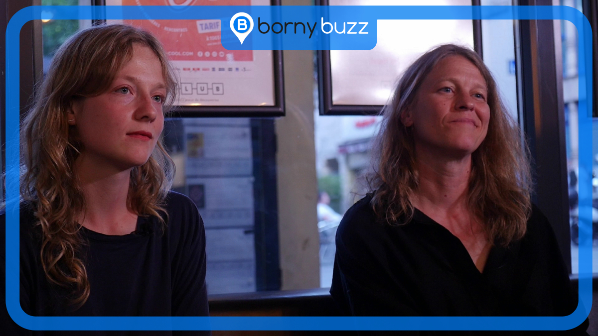 Josefa Heinsius et Claire Burger pour le film "Langue étrangère" au Cinéma Klub Metz © Photo et graphisme Aurélien Zann / Bornybuzz